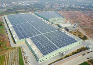 浙中最大分布式光伏項目在浦江并網發電