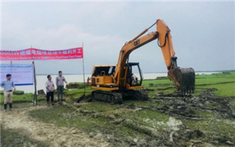 孟加拉巴瑞薩發(fā)電公司廠區(qū)一級(jí)圍堰順利達(dá)標(biāo)