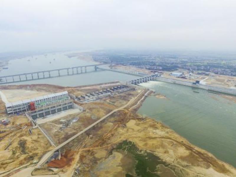 江西贛江新干航電樞紐工程2號機組并網發電